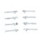 Vestil Sleeve Anchor, 3/8" Dia., 3" L, Steel Zinc Plated, 8 PK AS-383-8PK - alternate 4